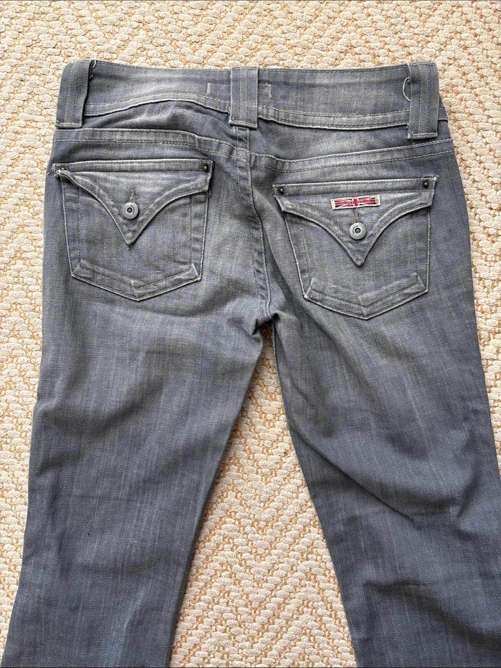 Hudson Dark Gray Flared Women’s Jeans, size 26 - Picture 7 of 7